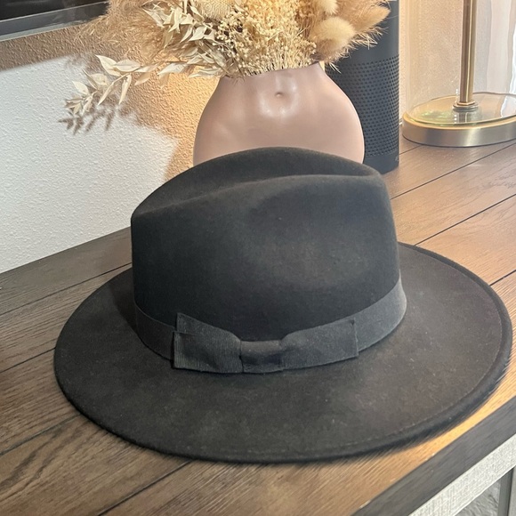 NWT J.Crew Western Hat Grosgrain Trim 100% Wool Hat Sz M-L main image 8